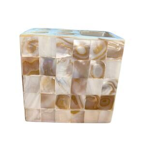 Capiz Mother of Pearl Toothbrush & toothpaste Holder Bed Bath & Beyond